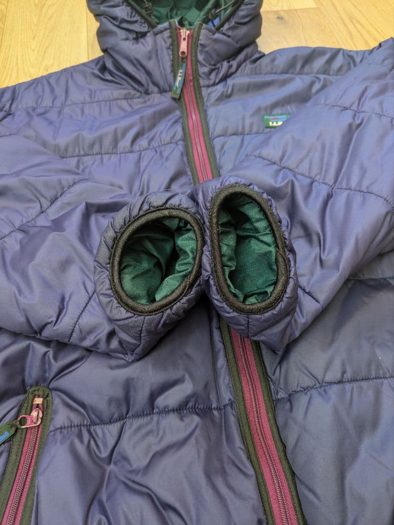 l.l.bean プリマロフトパーカー ネイビー XLサイズ