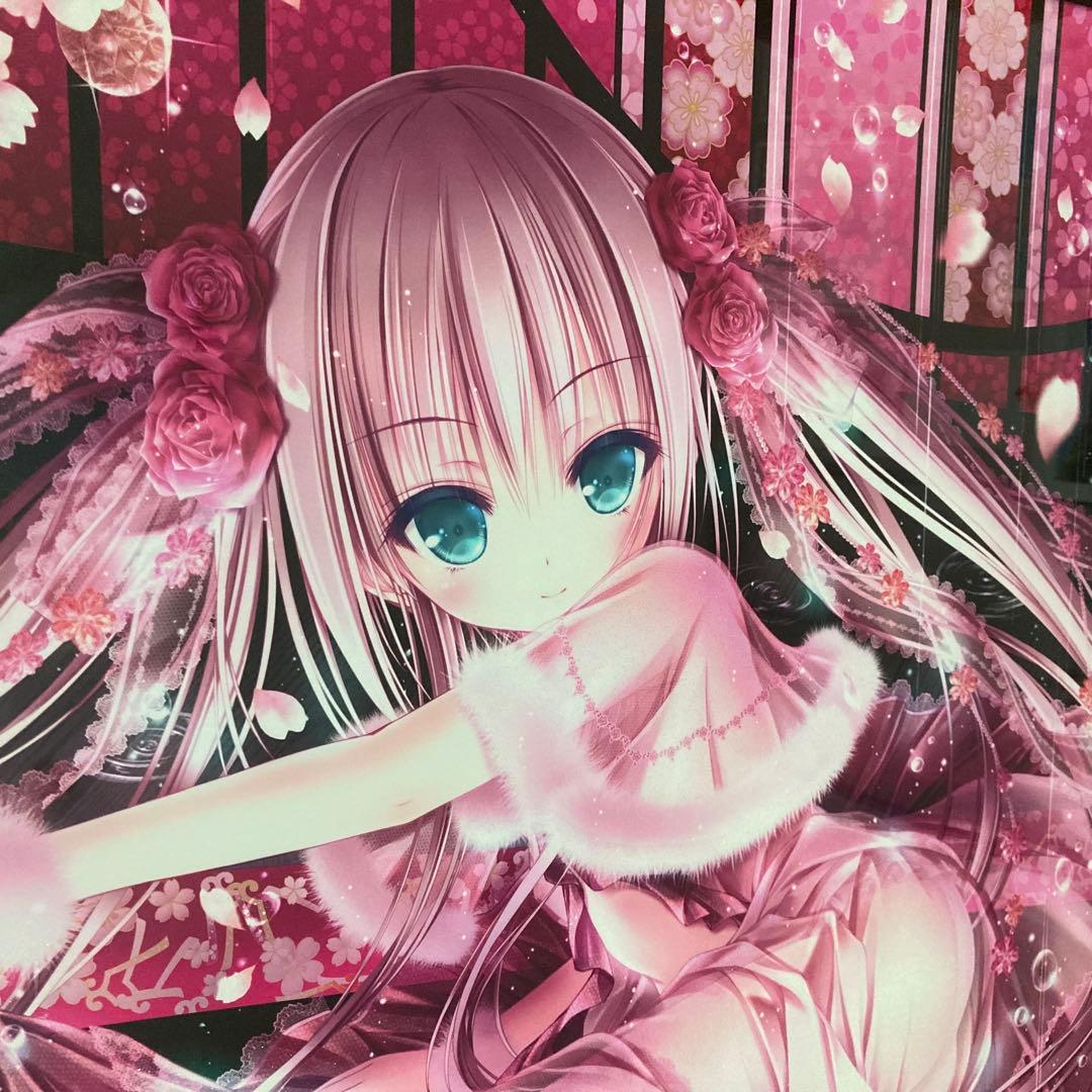 版画 てぃんくる 雪月華舞-凛- アールビバン ミクスドメディア - メルカリ