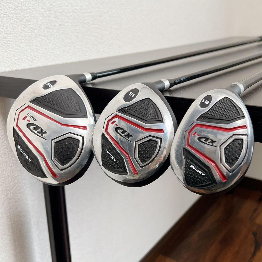 豪華8本 X-Line エックスラインゴルフセット Mフレックス スタンド