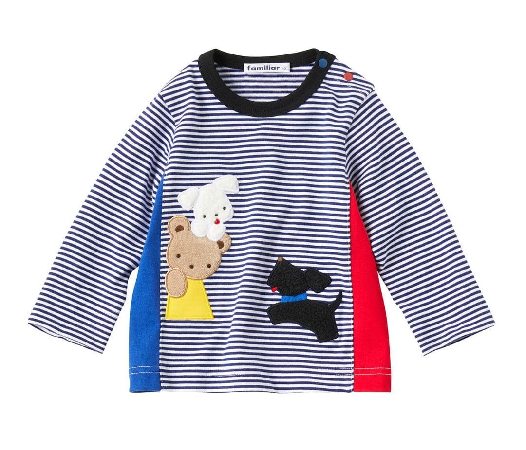 【新品 未使用】 familiar ファミリア 長袖 トップス 80cm ロンT ファミリア ロンT 80 - メルカリ