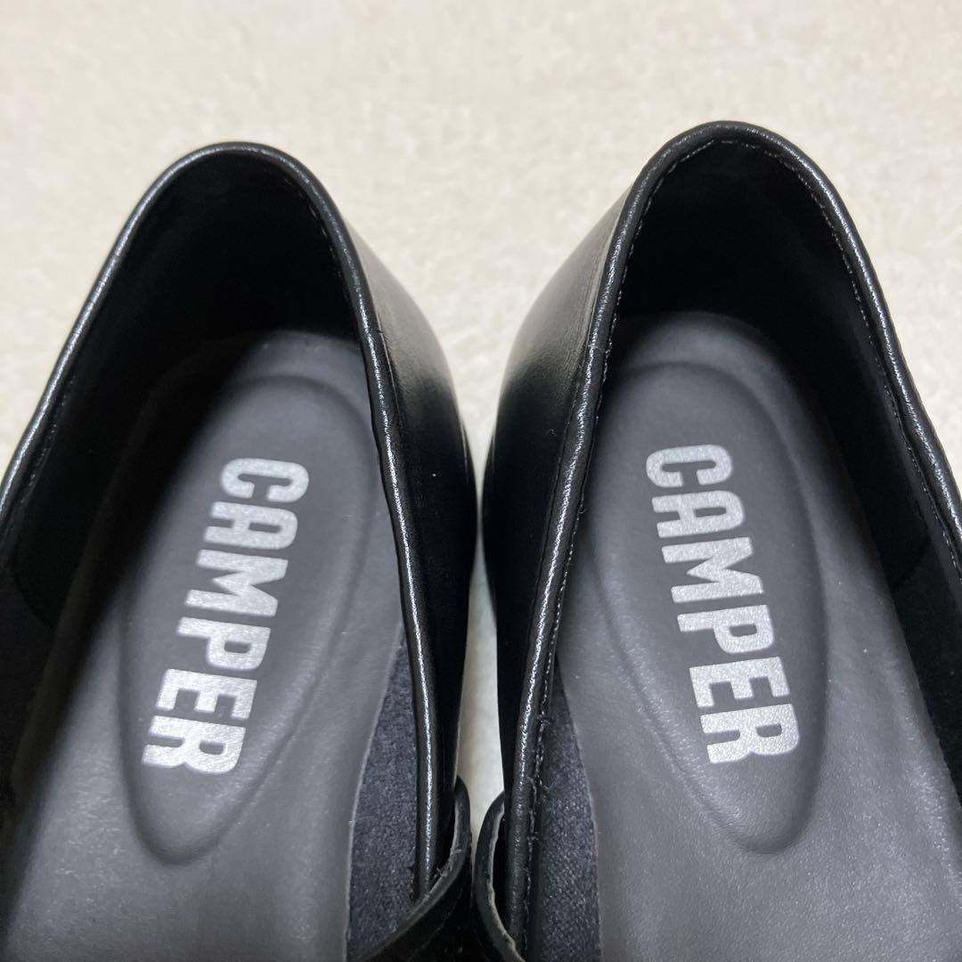 美品 現行品 カンペール スパイラルコメット メリージェーン 本革 37