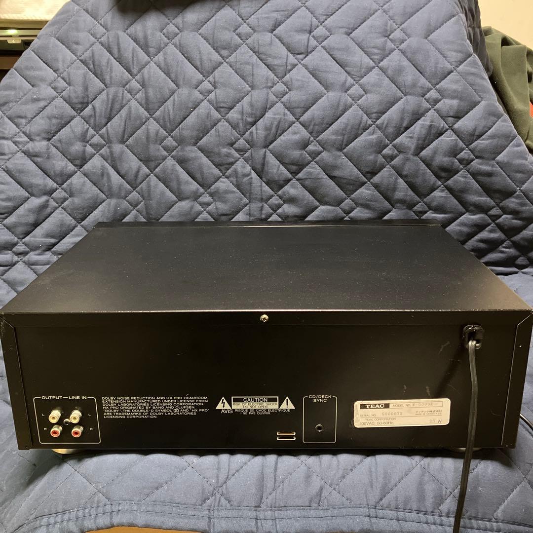 【新年価格】《完動品》TEAC W6000R ダブルオートリバースカセットデッキ