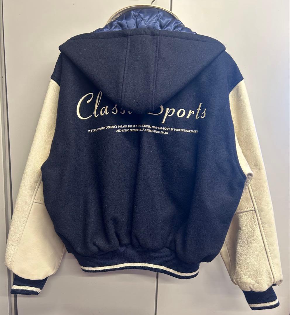 希少VAN JACKET ヴァンジャケット クラシックスポーツスタジャンフード付