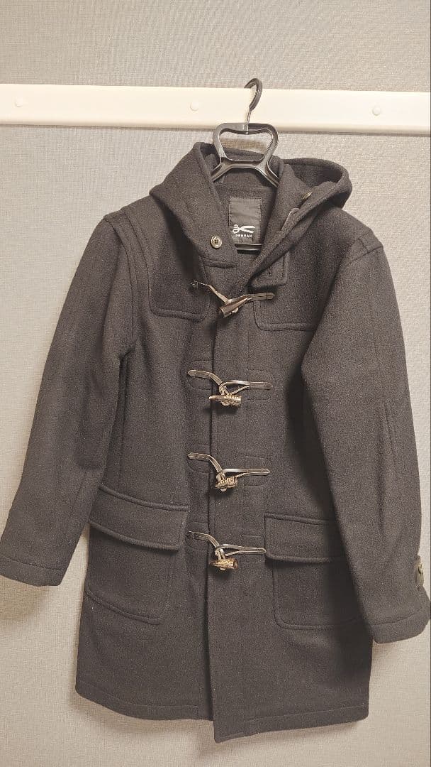 DENHAM ダッフルコート　黒　美品 女性だって男性だってできる『デンハムコーデ』 お洒落上級者だ