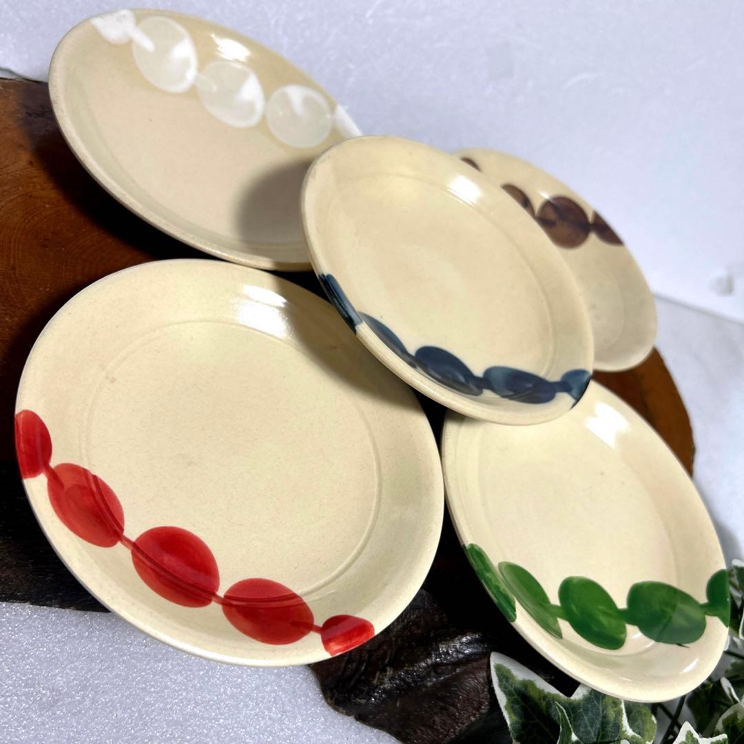 都をどり 5色団子皿 提灯つなぎ 豆皿 菓子皿 京の五花街 舞妓 芸妓