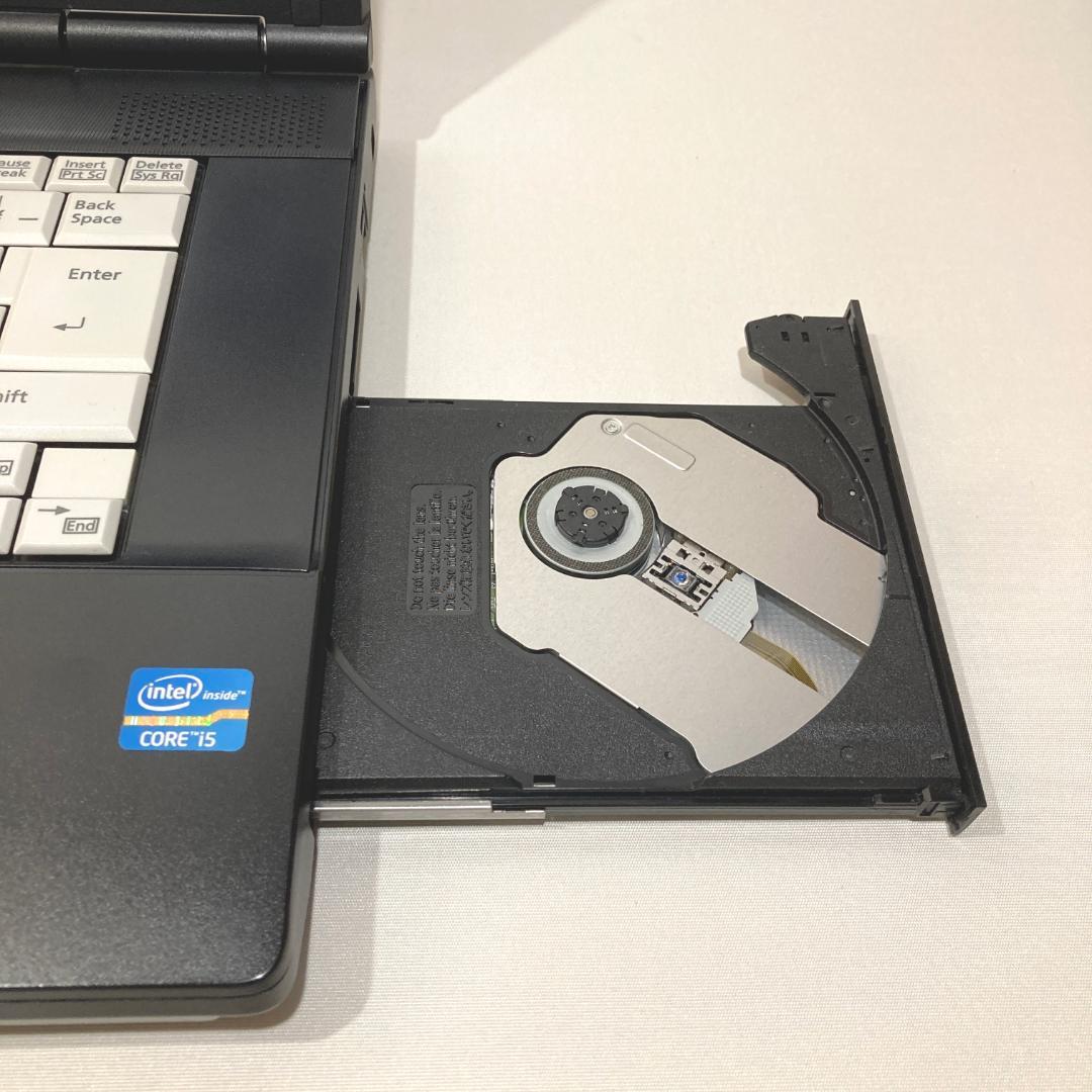 ✨初心者向け✨快速・大画面・DVD✨黒✨すぐ使えるノートパソコン◇