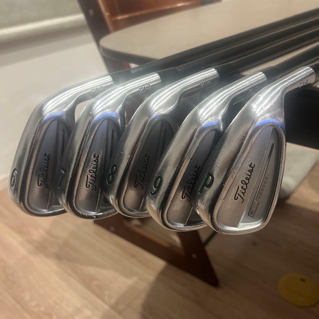 Titleist 714cb アイアンセット オニキスブラック105 Titleist 714cb アイアンセット オニキスブラック105 - メルカリ