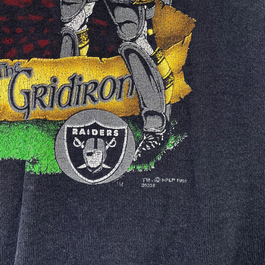 1991年USA製】鬼フェード NFL レイダース スウェット ビンテージ