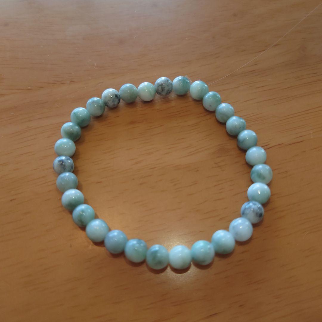 糸魚川翡翠ブレスレット　16.5mm