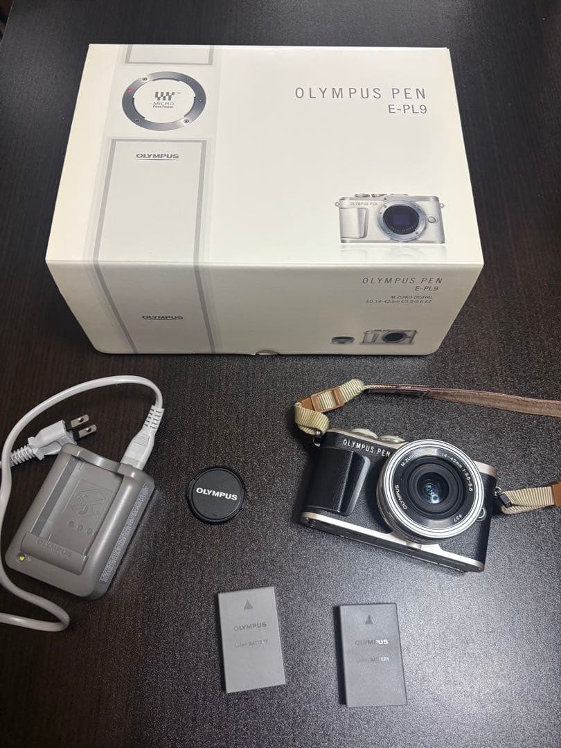 OLYMPUS PEN E-PL9 ミラーレス一眼 PEN E-PL9 ミラーレス一眼カメラ 14-42mm EZレンズキット ブラウン