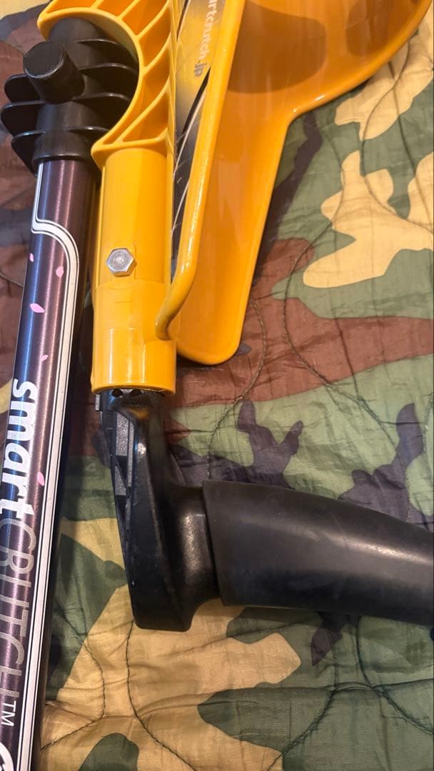 リハビリ用ロフストランドクラッチ杖 イエローL レギュラー - メルカリ