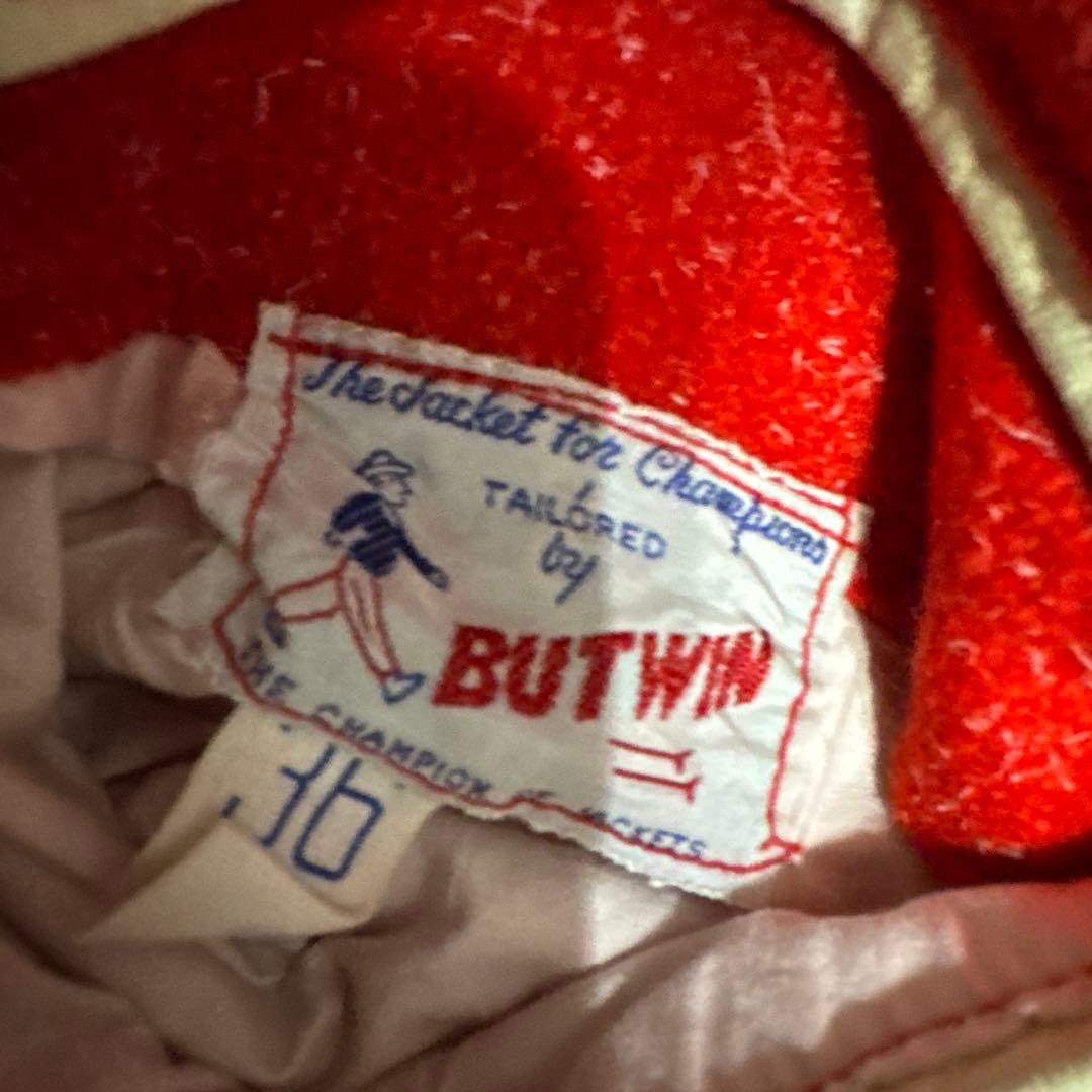 極上刺繍 50s〜60s butwin car club jacket M程度 - メルカリ