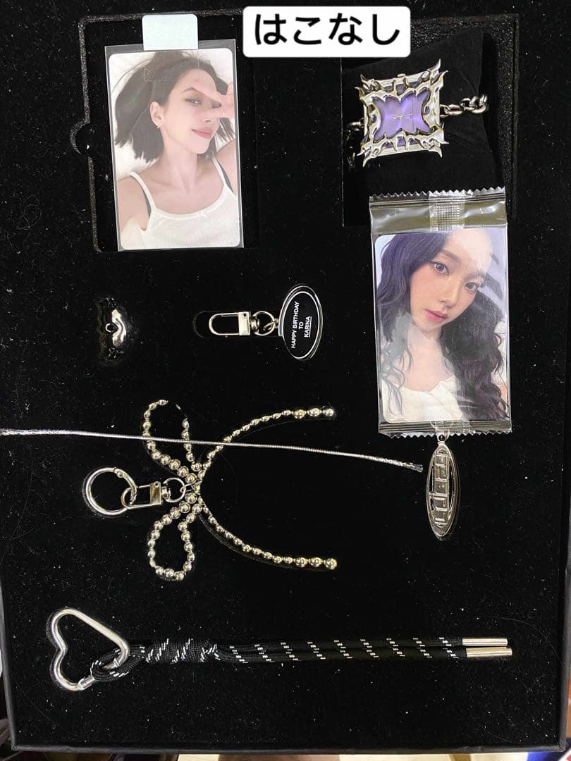 aespa カリナ ktown4 センイル birthday MD 中華 時計 jp.ktown4u.com : aespa - [5TH ANNIVERSARY MD] LUCKY CARD SET