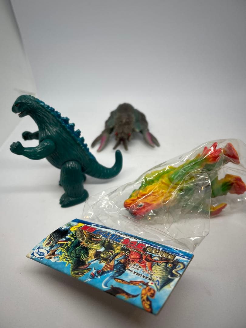 ゴジラブルマァク伝説 ヘドラ ゴジラ ガニメ ミニソフビ ブルマァク 3体セット 商品情報】ブルマァク “ゴジラ50″＆”東宝ミニ怪獣4点セット”が登場
