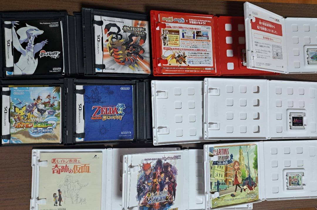 ニンテンドーDS・3DSソフト(1本ジャンク品) まとめ売り ケース付きあり