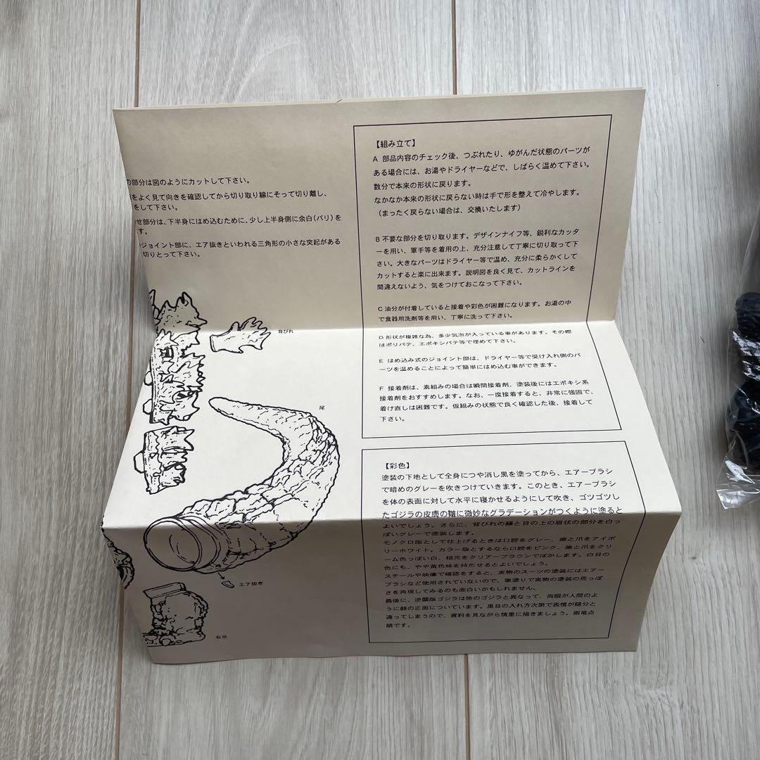 ビリケン商会 謹製 リアルモデルキットシリーズ/逆襲版ゴジラ(ゴジラの