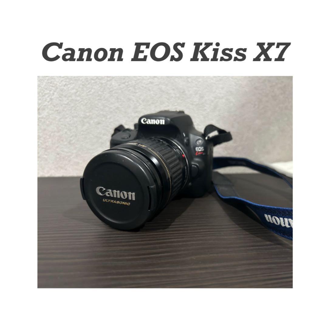 【Canon EOS Kiss X7】 豪華3本セット✨️ キヤノン（Canon） Canon EOS kiss X7 ダブルレンズセット デジタル