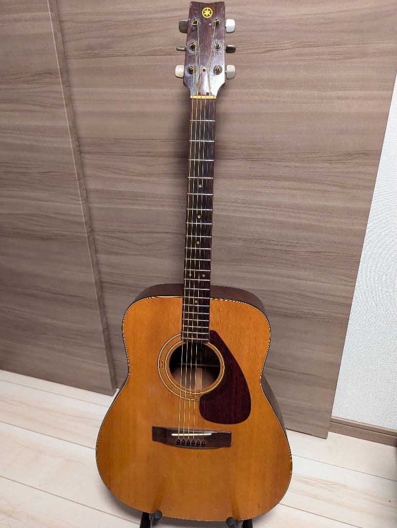 YAMAHA FG-160 緑ラベル 日本製 1973年製 ケース付き YAMAHA ヤマハ FG-160 アコースティックギター グリーンラベル 1970