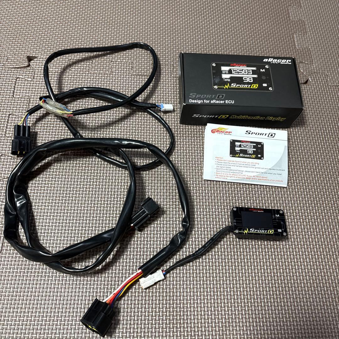 aRacer【SportD】コンパクト多機能メーター➕ コネクター延長 aRacer【SportD】コンパクト多機能メーター➕ コネクター延長 パーツ
