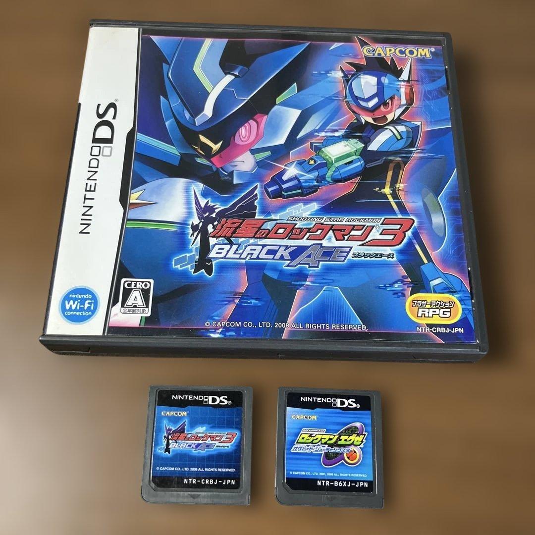 任天堂 ロックマンエグゼ 流星のロックマン ソフト2点セット - メルカリ