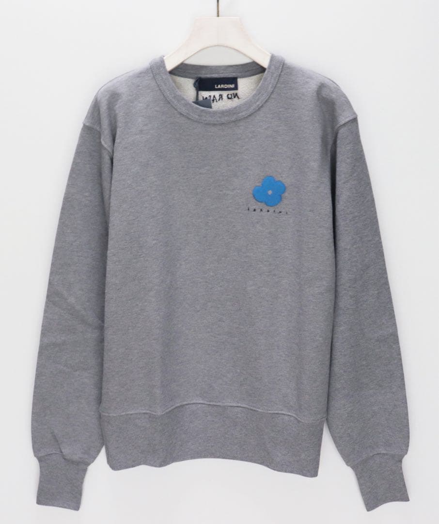 《ラルディーニ》未使用 ロゴ・フラワー刺繍 トレーナー オーバーサイズXS