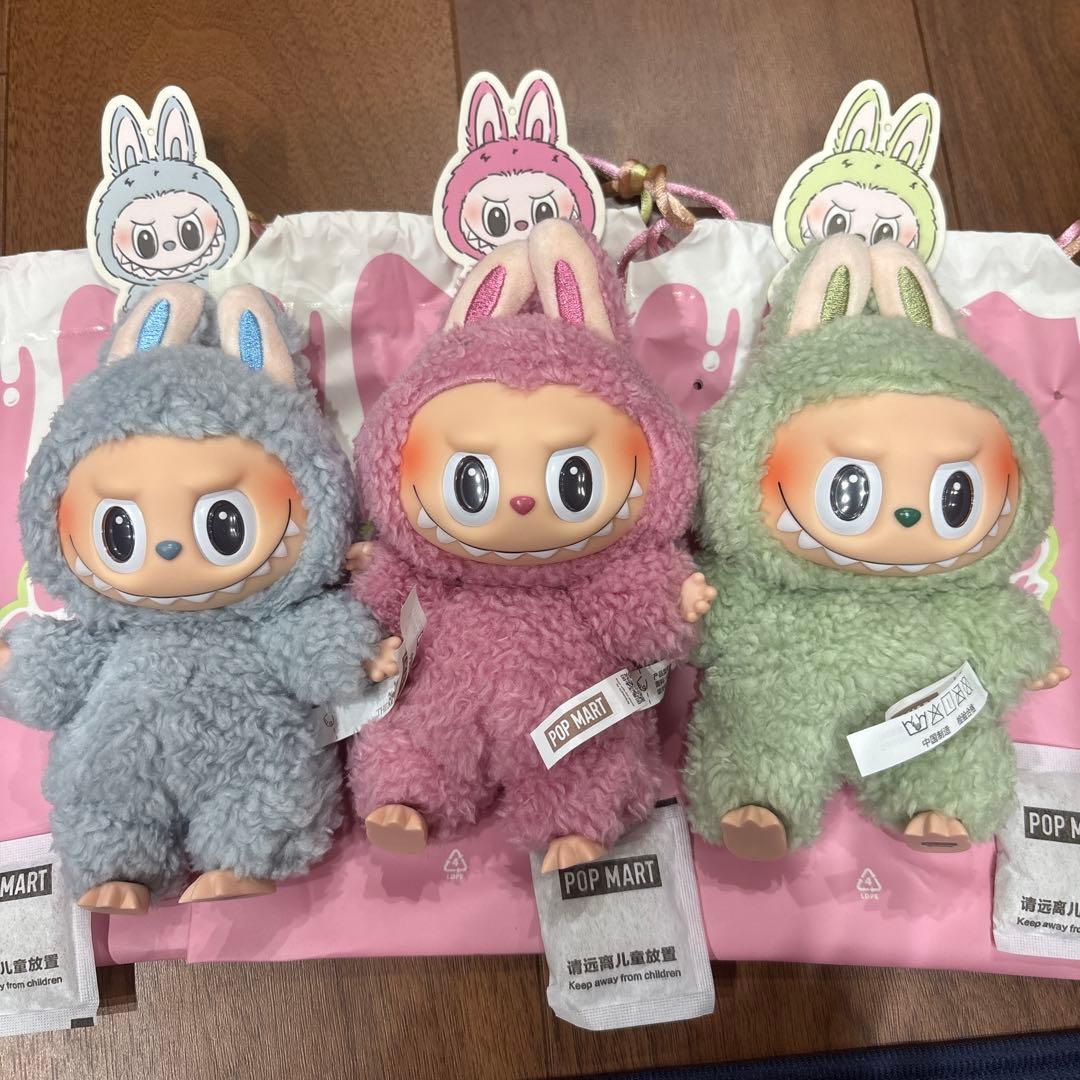 【正規品】ラブブ EXCITING MACARON マカロン3体セット 3点セット マカロンラブブ Exciting Macaron ぬいぐるみシリーズ