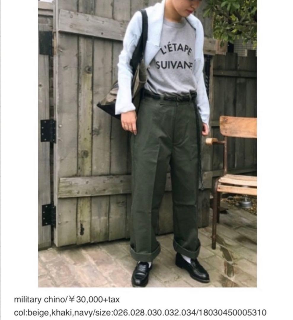 chimalaチマラ⭐︎センターパーツミリタリーチノパンツ新品未着用32 cs40-mp10a-m1.jpg