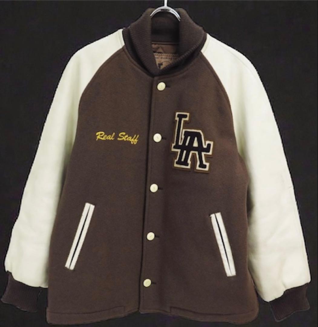 初期Let it Rideレットイットライド　90s　関係者限定スタジャン　焦茶 Yahoo!オークション -「elt let it ride」の落札相場・落札価格