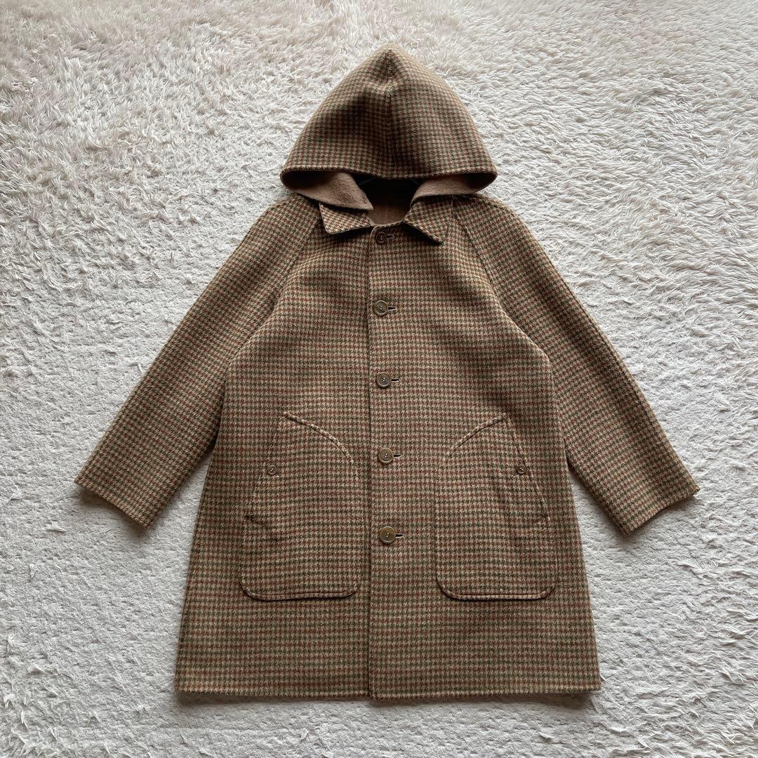 希少】バーバリー ダブルフェイス ウールコート リバーシブル ベージュ