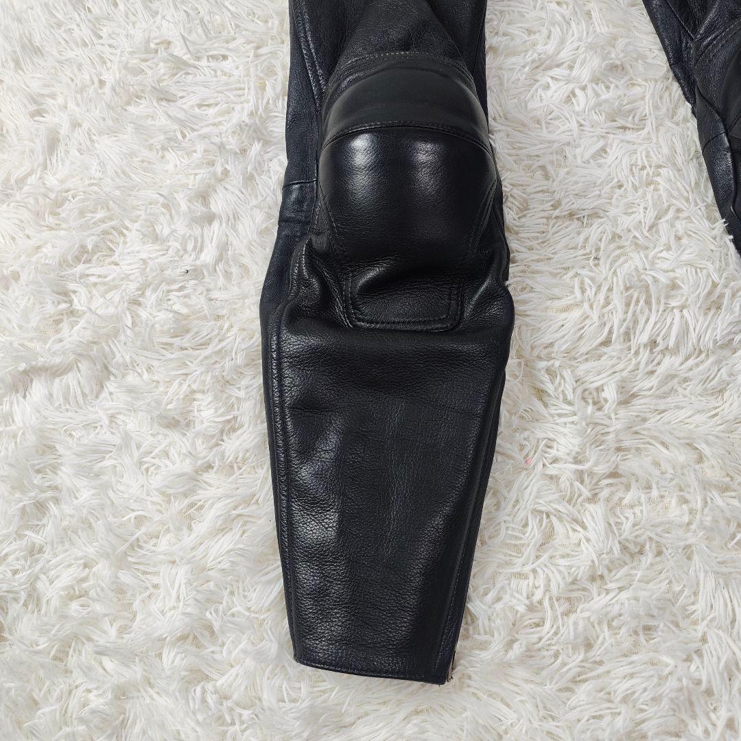 希少】KUSHITANI 本革 レザーパンツ L 黒 プロテクター付 - メルカリ