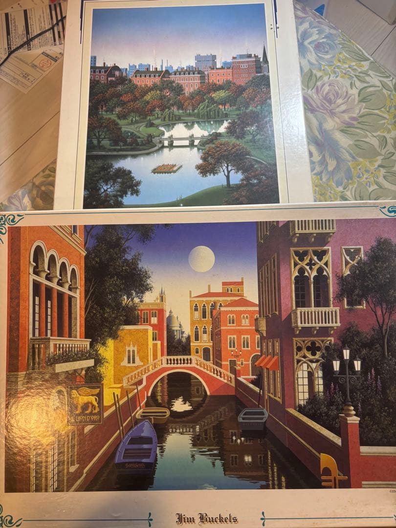 やのまん　ジム　バックルス　ジクソーパズル　1000ピース　2点まとめ　廃盤 舞鶴と鏡富士 / ジグソーパズルやのまん通信販売