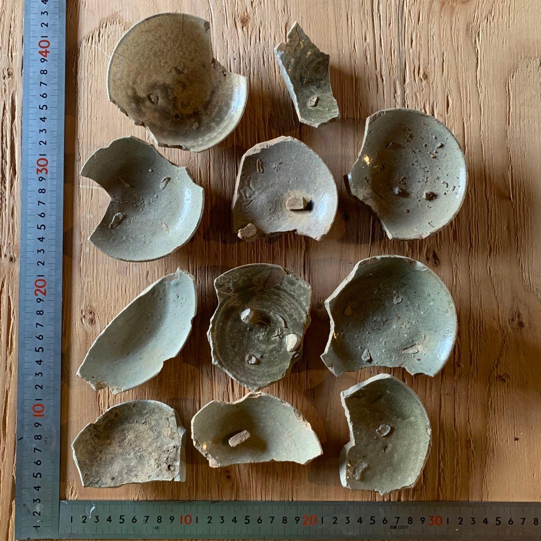 古唐津 陶片 古道具 金継ぎ 呼び継ぎ