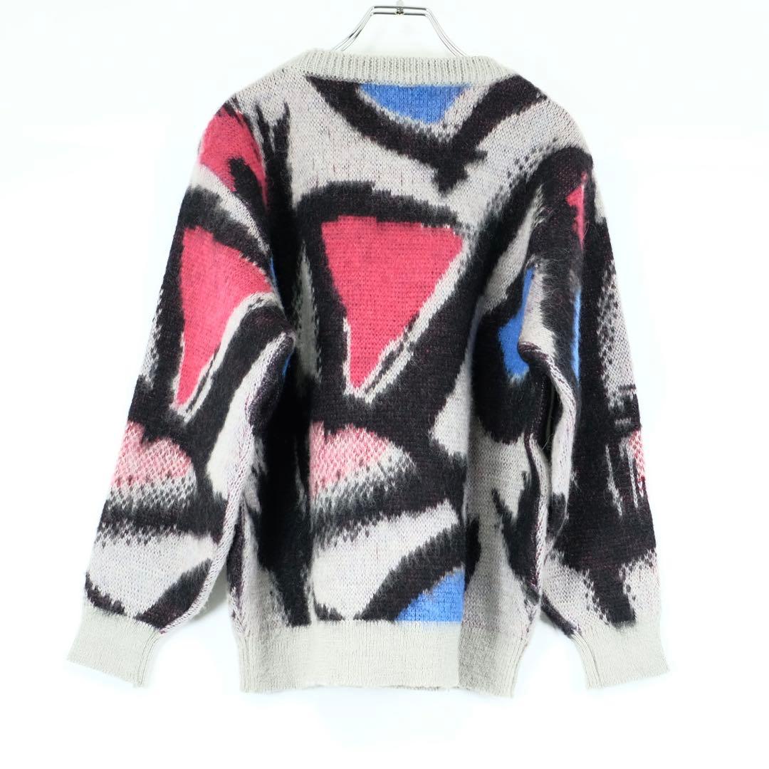 80s 山本寛斎 KANSAI YAMAMOTO 幾何学 ニット アイロゴ - メルカリ