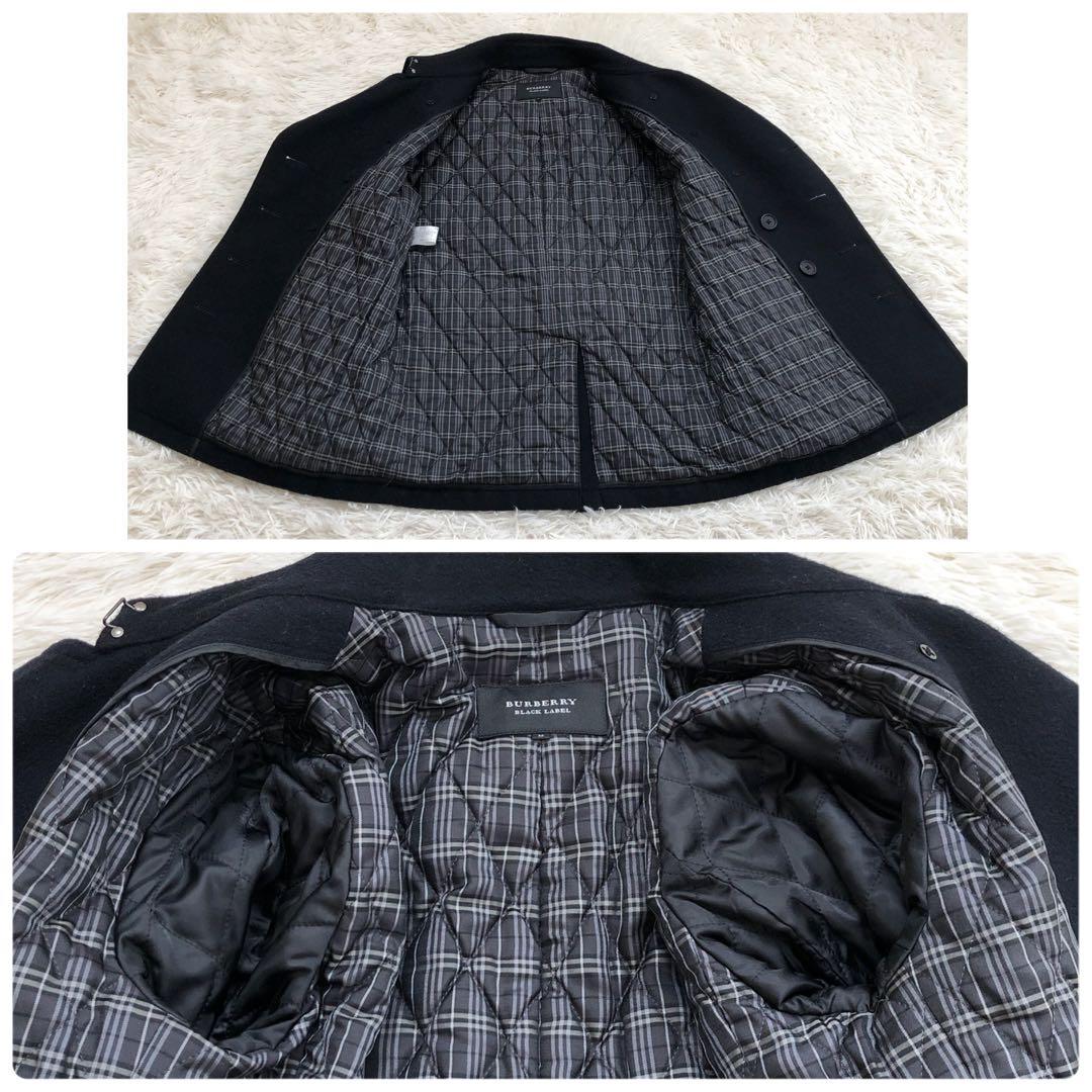 圧巻✨人気モデル バーバリーブラックレーベル ナポレオンコート ロゴ