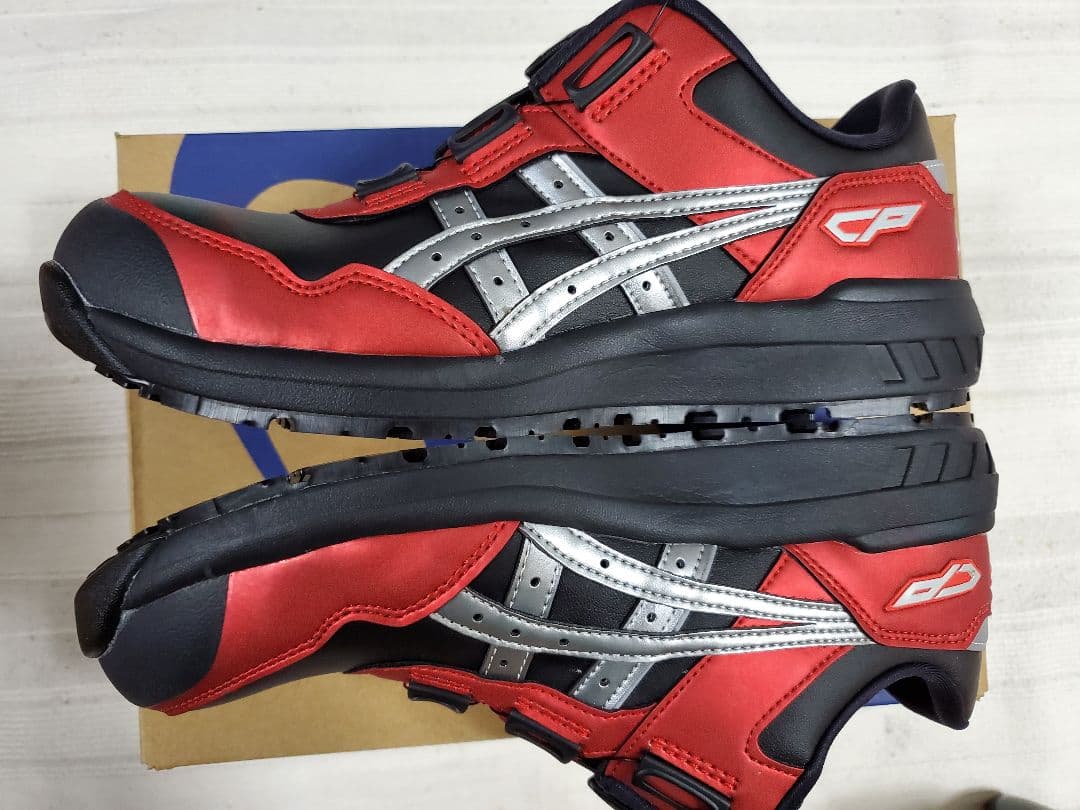 アシックス 安全靴 CP306 限定色 ブラック×ピュアシルバー 25.5cm