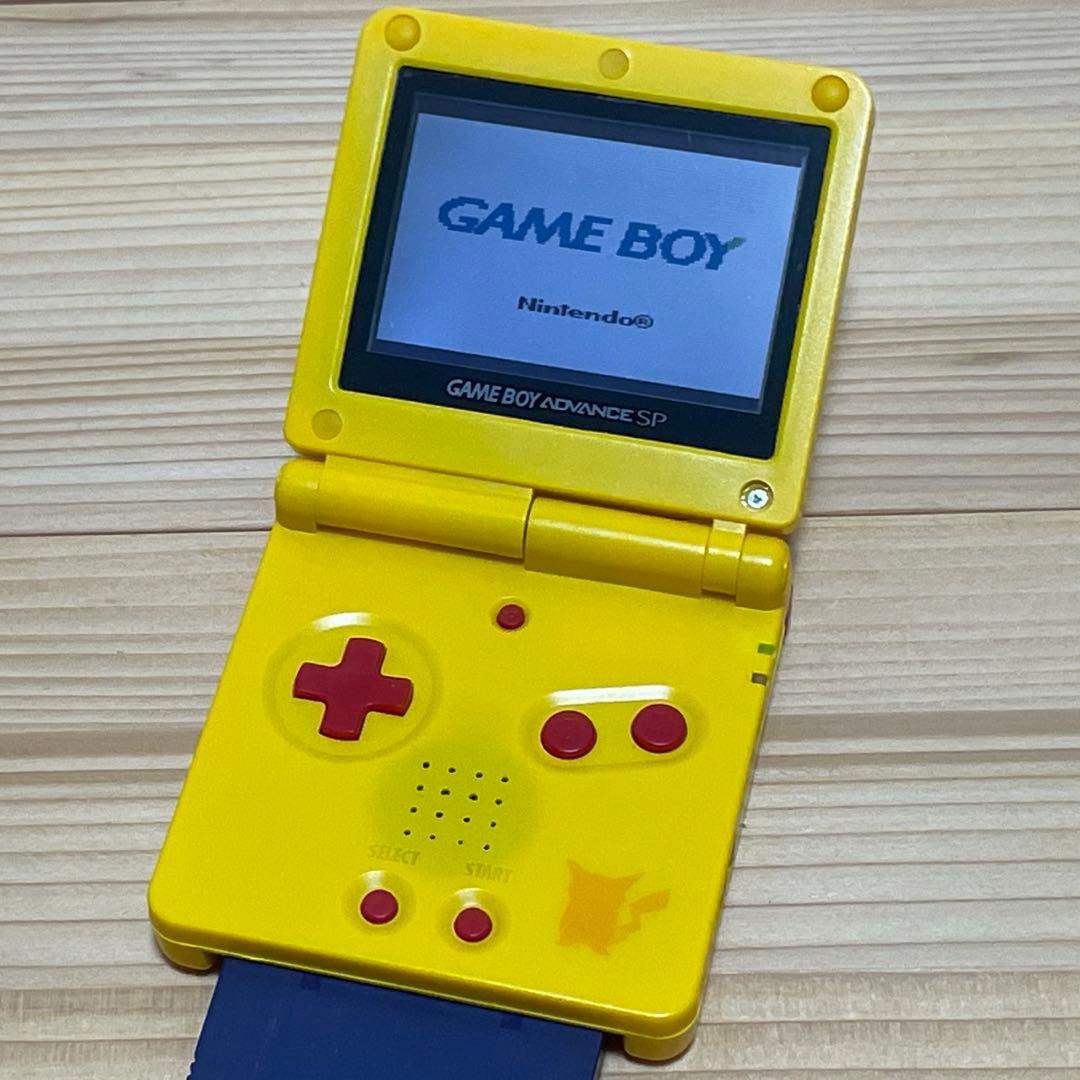 ゲームボーイアドバンスSP ピカチュウ ポケモン 金銀ソフトセット