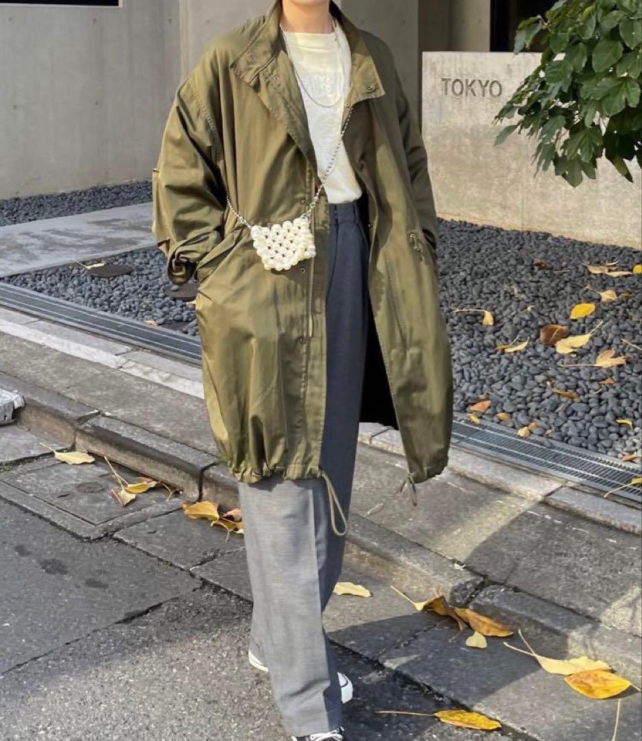 【まゆ】SHENERY C/Tツイルモッズコート カーキ SHENERY（シーナリー）の「C/Tツイルモッズコート（モッズコート