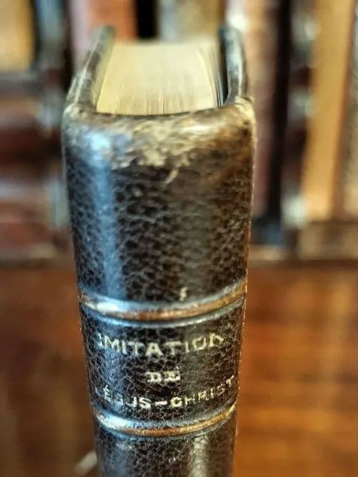 1882年ミニチュア聖書I'mitation de jesus-Christ - メルカリ