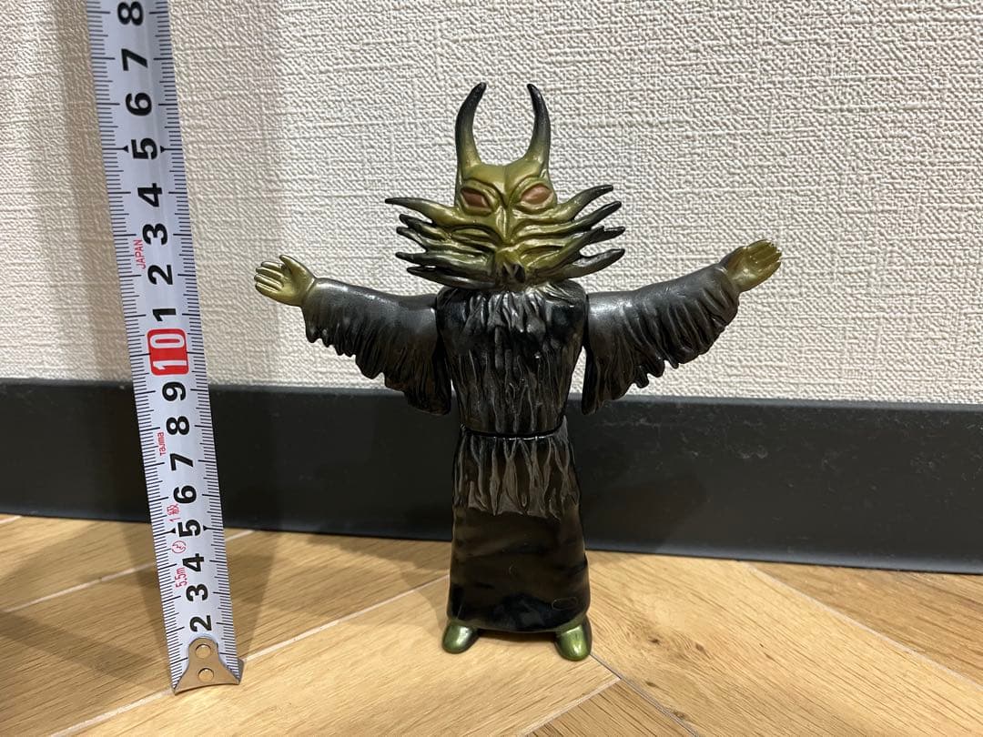 当時物 ポピー 大魔人ドルゲ ソフビ 超人バロム1 黒成型 マルサン ブルマァク ポピー 大魔人ドルゲ ソフビ 超人バロム1 昭和レトロ マルサン