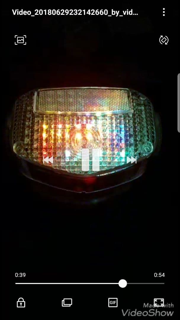 GS400 流れるようなLEDテールランプ　レインボー　基盤　RGB GS400 流れるようなled RGB くるくるテール 流星レインボー - メルカリ