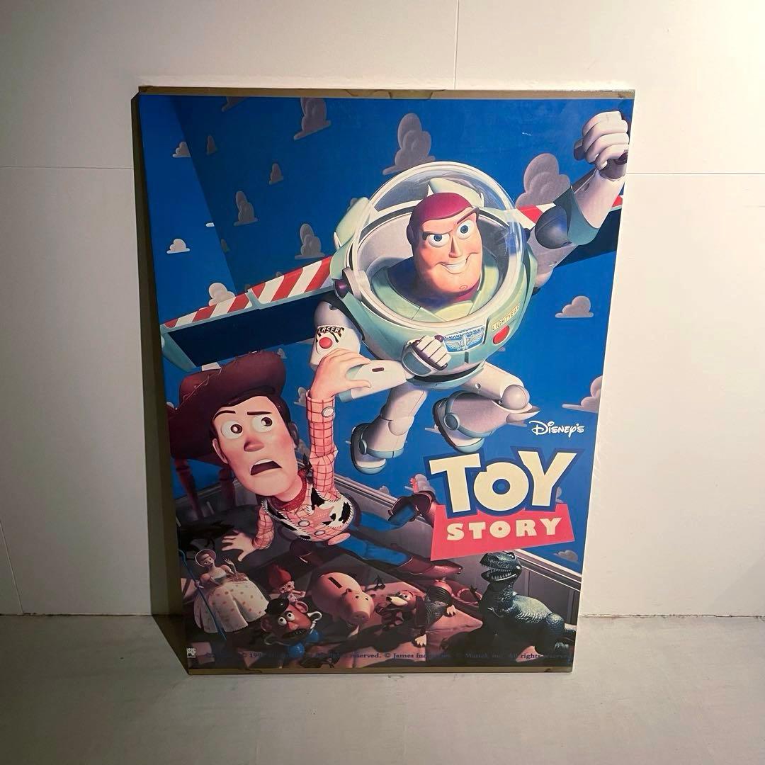 90s 当時物　TOY STORY UK版　ポスター パネル ハリウッドポスター #0141 映画 トイ・ストーリー B4サイズ トイ