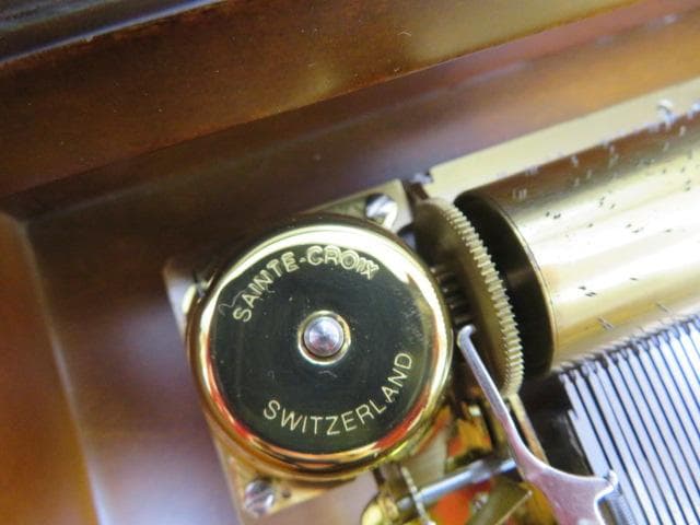 6ee1355 リュージュ社のオルゴール 曲カノン スイス製 アンティーク