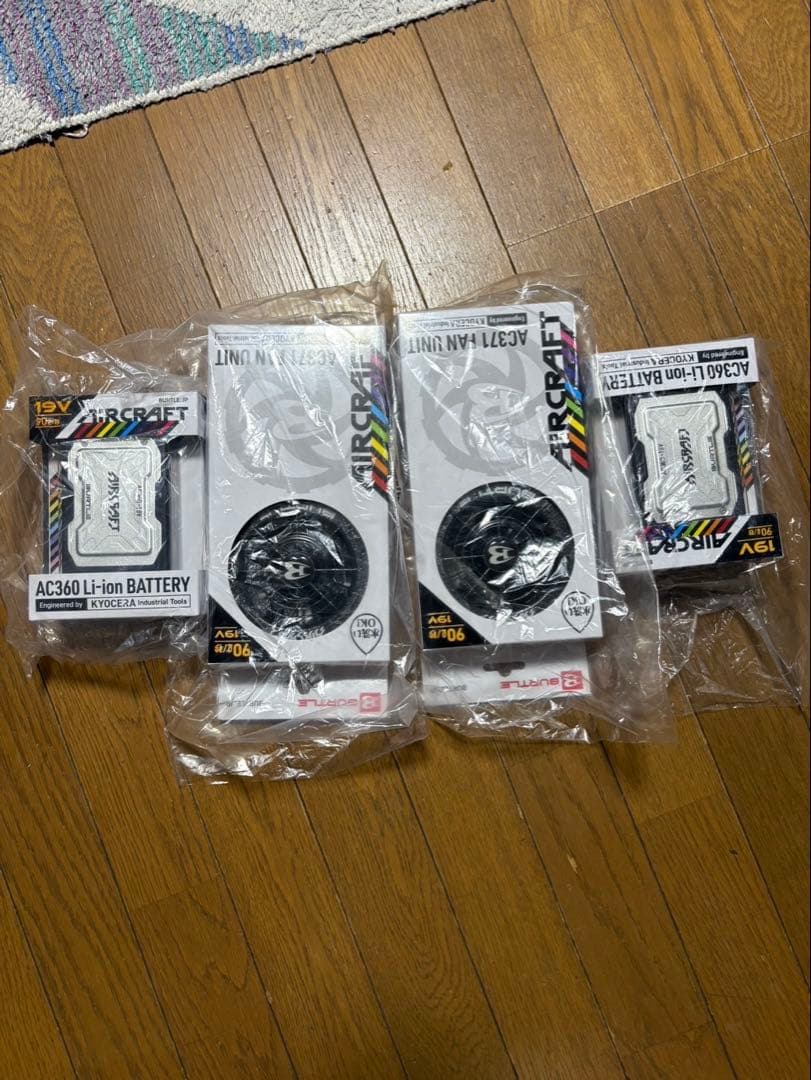 バートル19V バッテリー　ファン　2個セット バートル19V ファン&バッテリー2つ 【公式通販】