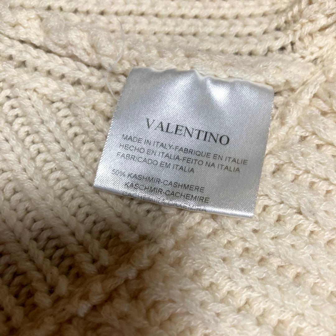 VALENTINO カシミア50%ウール50% カーディガン.ボレロ
