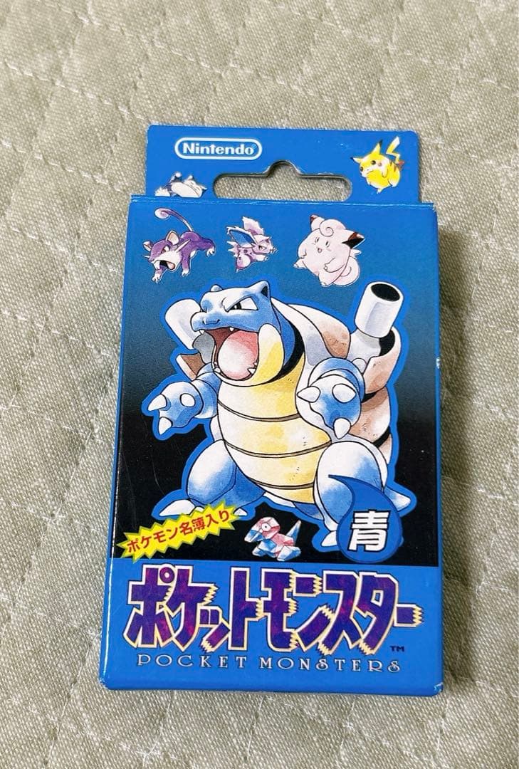ポケモン トランプ 青 当時物 カメックス ポケットモンスター