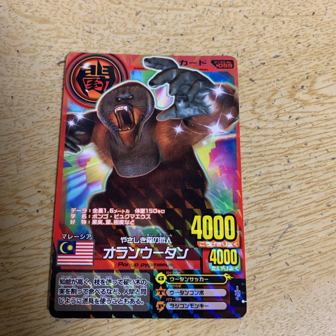 再最終値下げ)アニマルカイザーカード(オランウータン) - メルカリ