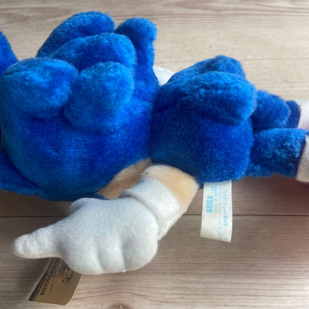 セガハイテクパーク景品 ソニック ぬいぐるみ SEGA 平成レトロ 非売品