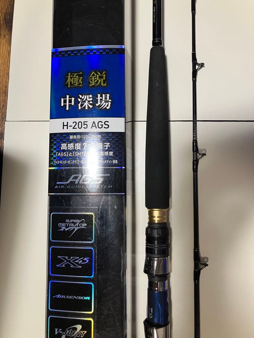 ダイワ　極鋭　中深場　H２０５AGS ダイワ 船大物竿 極鋭中深場 H-205(H-205): 竿｜釣具の通販なら