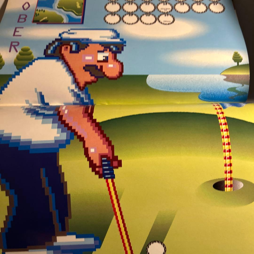 任天堂1990カレンダー」スーパーマリオ ゼルダの伝説 メトロイド