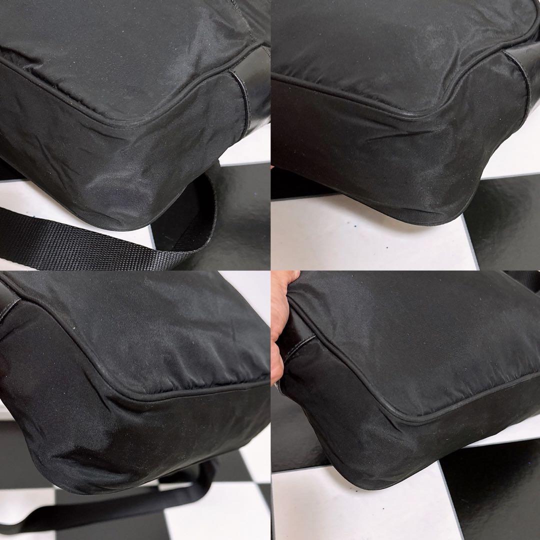 《美品》PRADA(プラダ)ショルダーバッグ ロゴプレート